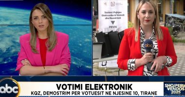 Votimi elektronik/ KQZ, demostrim për votuesit në njësinë 10, Tiranë