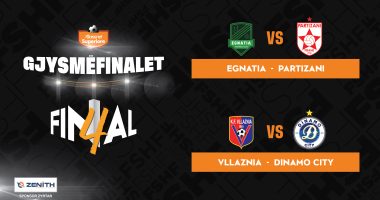 “Final 4”/ Hidhet shorti i gjysmëfinaleve. Egnatia përballet me Partizanin, Vllaznia gjen Dinamo City
