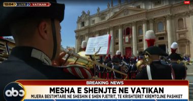 Mesha e Shenjtë në Vatikan/ Mijëra besimtarë në sheshin e Shën Pjetrit, të krishterët kremtojnë Pashkët