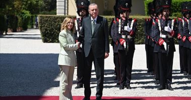 Presidenti turk vizitë në Itali, pritet nga kryeministrja Giorgia Meloni