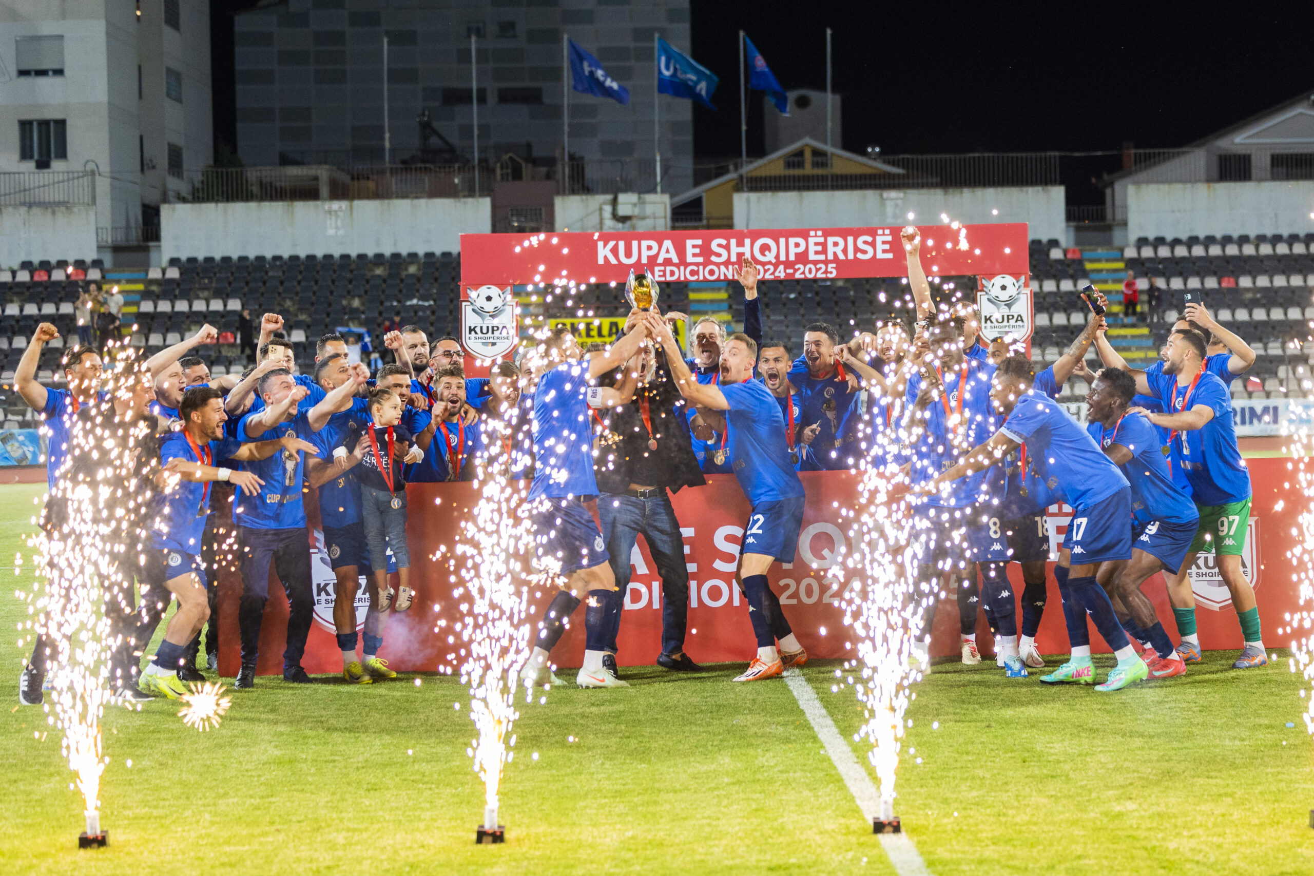 Dinamo fiton Kupën/ Kryeqytetasit mposhtin Egnatian në finale me penallti