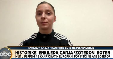 Historike, Enkileda Carja “zotëron” botën/ Peshëngritësja kuqezi thyen 3 rekorde evropiane për të rinjtë