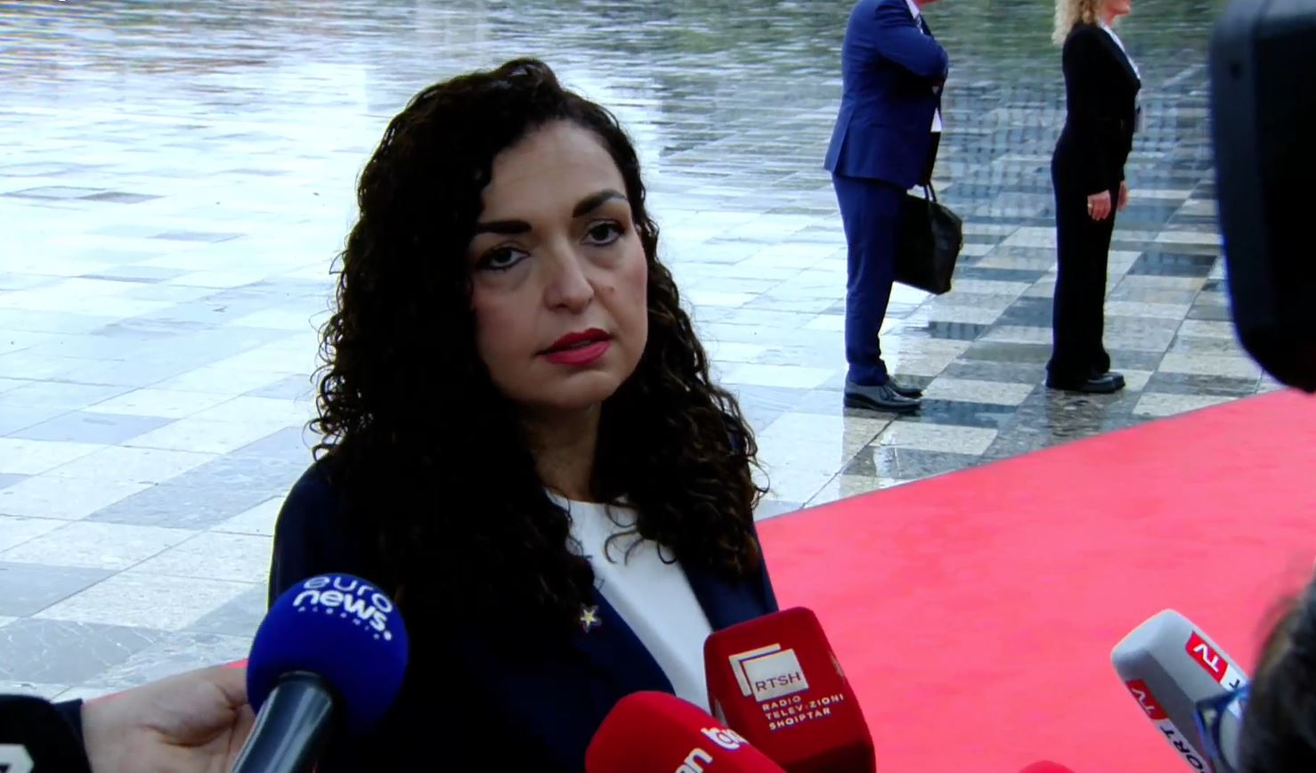 Osmani, e pakënaqur me BE/ Presidentja e Kosovës: Brukseli po mbron ata që shkojnë në Moskë