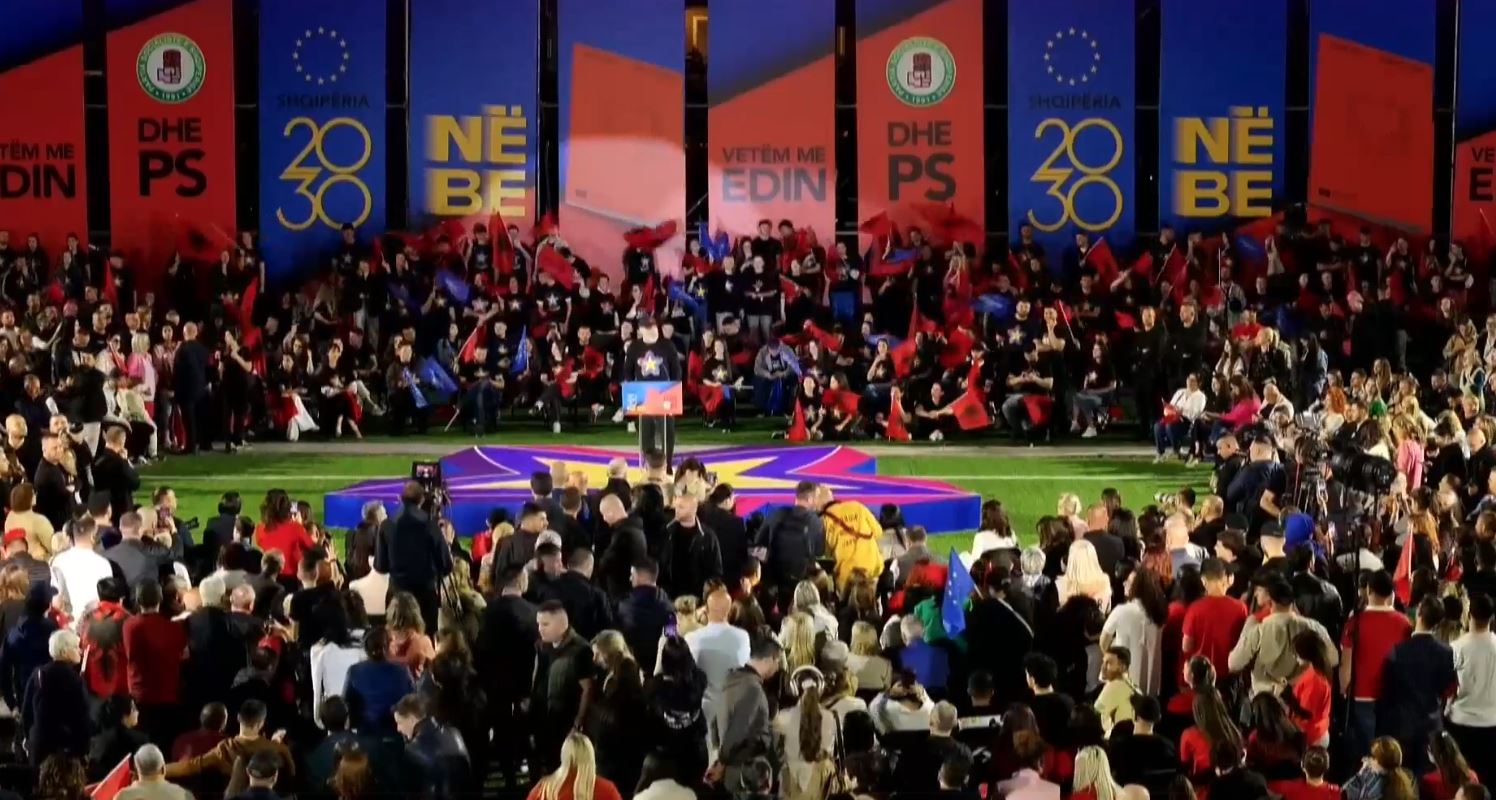 Mitingu përmbyllës/ Rama: Të firmosim më 11 maj marrëveshjen tonë të madhe për Shqipërinë në BE