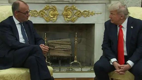 Kancelari gjerman në Shtëpinë e Bardhë, pritet nga Trump