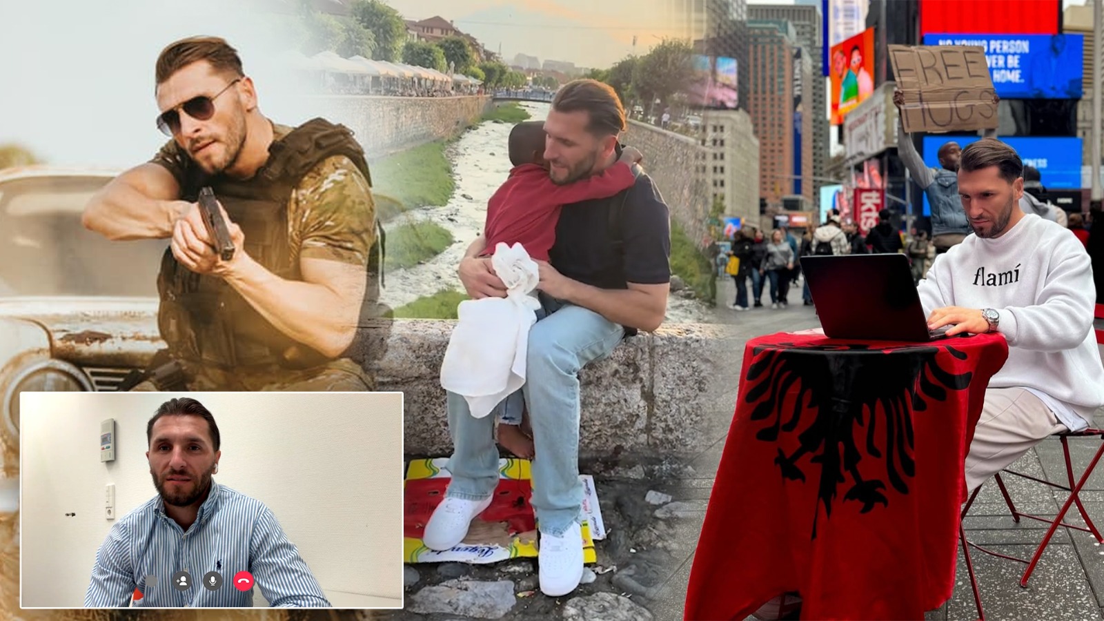 Nga filmi e moda, viral në Tik Tok/ Flamur Aljiji nga Tetova në skenat e serialeve të famshme Gjermane
