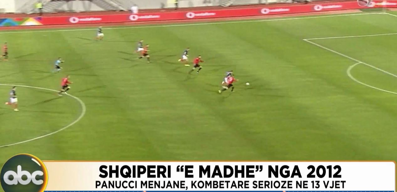 Shqipëri e madhe nga 2012  Panucci mënjanë  kombëtare serioze në 13 vjet