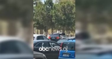 VIDEO/ Sherri në Vlorë, momenti kur shoferi përplas disa herë mjetin tjetër