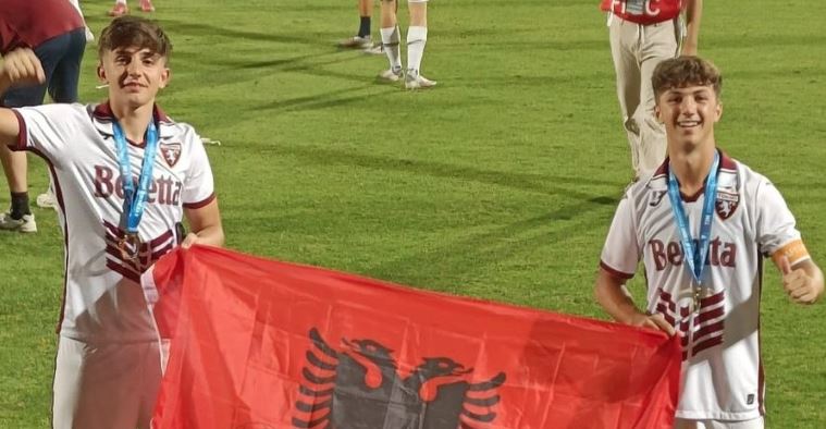 Titull me flamur kuqezi në Itali/ Çekrezi dhe Sheji, kampionë në Apenine në ligën U17