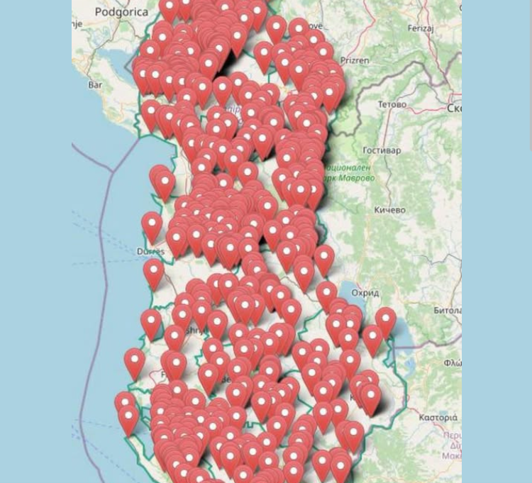 Paketa e Maleve, kryeministri Rama publikon hartën: 787 aplikime në vetëm 5 ditë