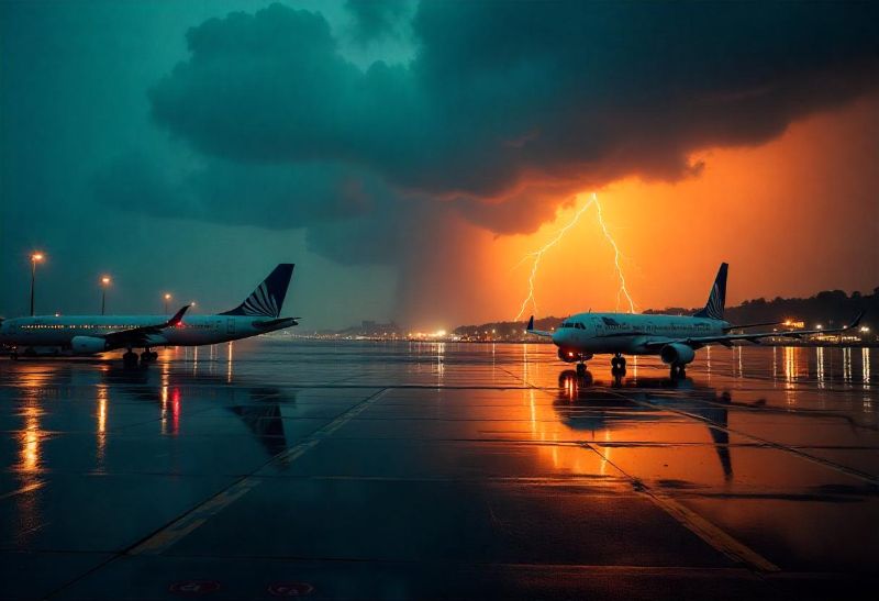 Hungaria goditet nga stuhia dhe rrebeshet e shiut, aeroporti i Budapestit pezullon përkohësisht fluturimet