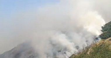 VIDEO/ Zjarri në malin e Shkopetit ende aktiv, zjarrfikësit ndërhyjnë për neutralizimin e vatrave