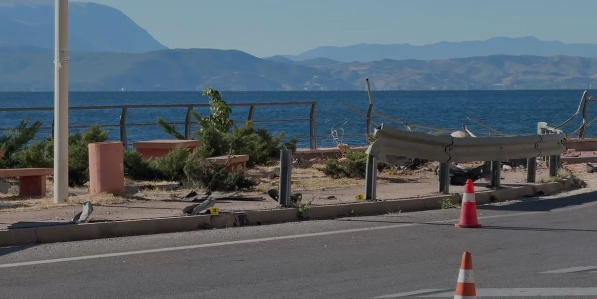 VIDEO/ Aksident me vdekje në aksin Pogradec-Qafë Thanë, makina del nga rruga e përfundon në liqen