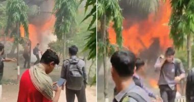 Rrëzohet avioni në kampusin e një kolegji në Bangladesh, të paktën 16 viktima