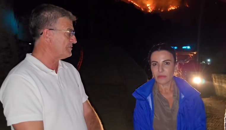 Zjarri në Sasaj/ Balluku: Era favorizon përhapjen e flakëve, të gjitha strukturat në gatishmëri