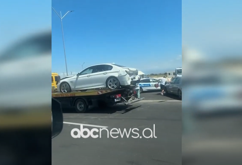 Aksident zinxhir në Lushnje-Fier/ Përplasen 6 automjete, nuk ka persona të lënduar. Dëmet materiale të shumta