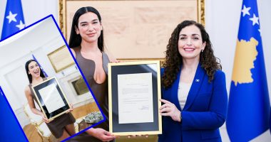 Një rrugë…dy punë/ Presidentja Osmani firmos dekretin, Dua Lipa merr shtetësinë e Kosovës