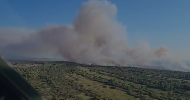 VIDEO/ Zjarri në Pishë-Poro merr përmasa të mëdha, vijon operacioni për shuarjen e flakëve