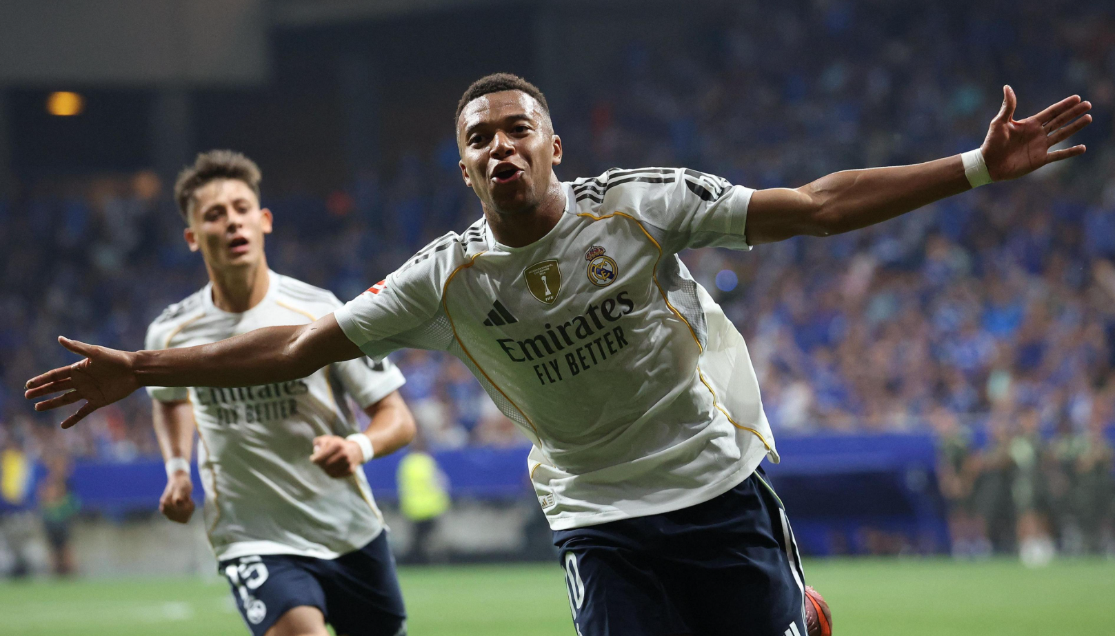 Real “fluturon” me Mbappe/ Dy gola nga sulmuesi francez, madrilenët mundën 0-3 Oviedo