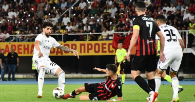 Champions, mundet Shkëndija/ Skuadra nga Tetova humb 0-1 me skuadrën azere, Qarabag