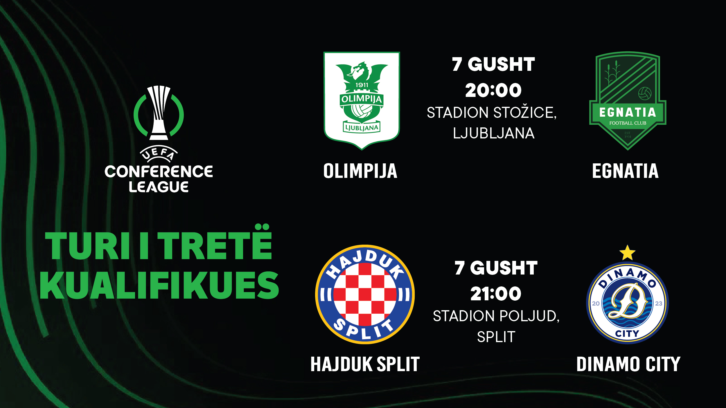 Me sytë nga Europa/ Egnatia dhe Dinamo City, në fushë për Conference League