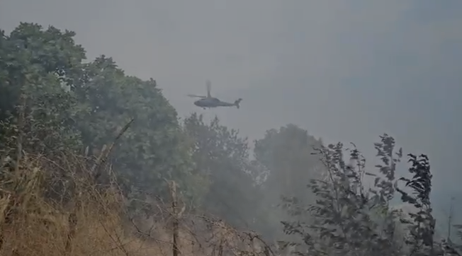 Zjarri në Velçan të Beratit, Mbrojtja: Shmanget rreziku për banesat, ndërhyrje nga toka dhe ajri