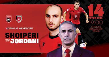Shqipëria do të luajë ndeshje miqësore ndaj Jordanisë më 14 tetor në “Air Albania”