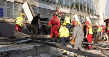 Shembja e çatisë në stacionin hekurudhor në Novi Sad, Serbia padit 13 persona