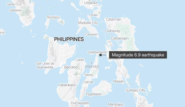 Tërmeti me magnitudë 6.9 godet Filipinet, paralajmërim për cunami