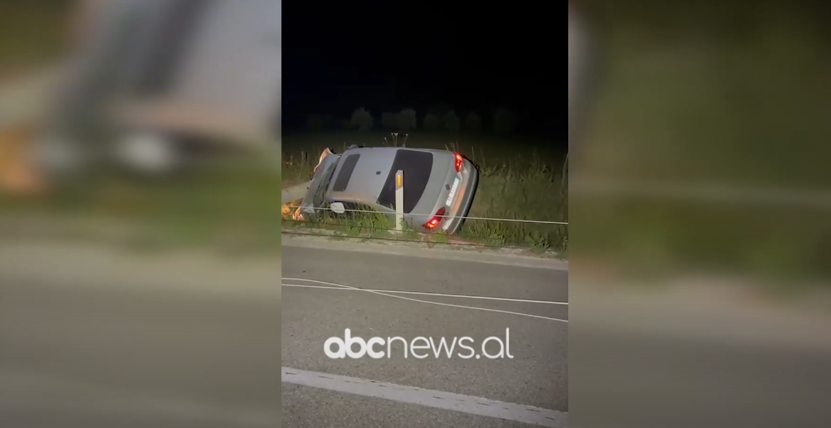 Automjeti del nga rruga në Vlorë, dy persona përfundojnë në spital