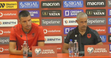 Sfida me Letoninë/ Kapiteni Gjimshiti: Jemi gati për nesër dhe do bëjmë maksimumin për tri pikët