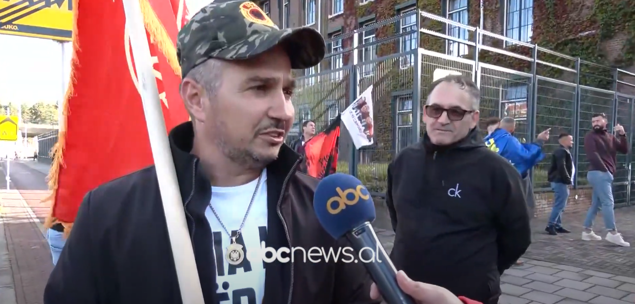 Protesta në Hagë: Liri për Thaçin/ Veteranë e qytetarë kërkojnë drejtësi për ish-krerët e UÇK