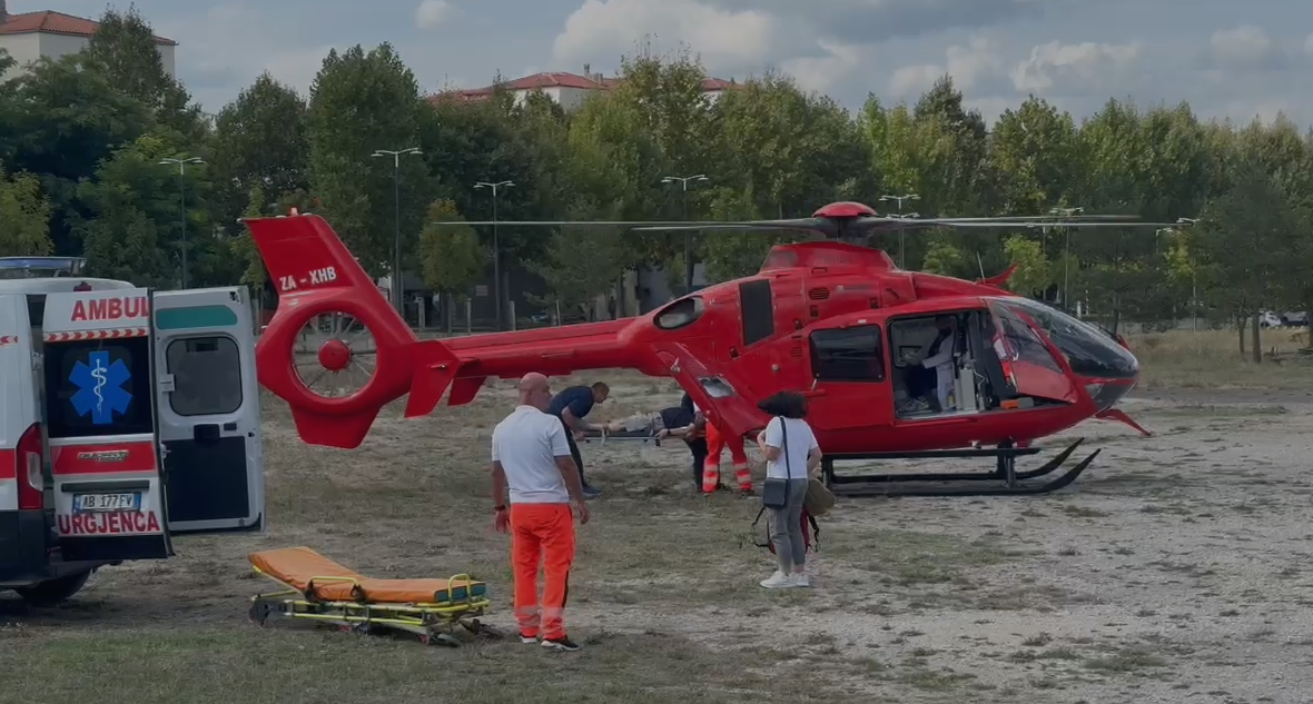 VIDEO/ Pësoi infarkt në Voskopojë, ambasadori i Ukrainës Volodymyr Shukrov niset me helikopter drejt Tiranës