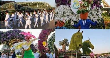 Dubai hap sezonin e ri në “Kopshtin e Mrekullive”, 150 milionë lule në kopshtin më të madh natyror në botë