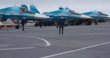 Zjarr në bazën ajrore ruse në Rostov