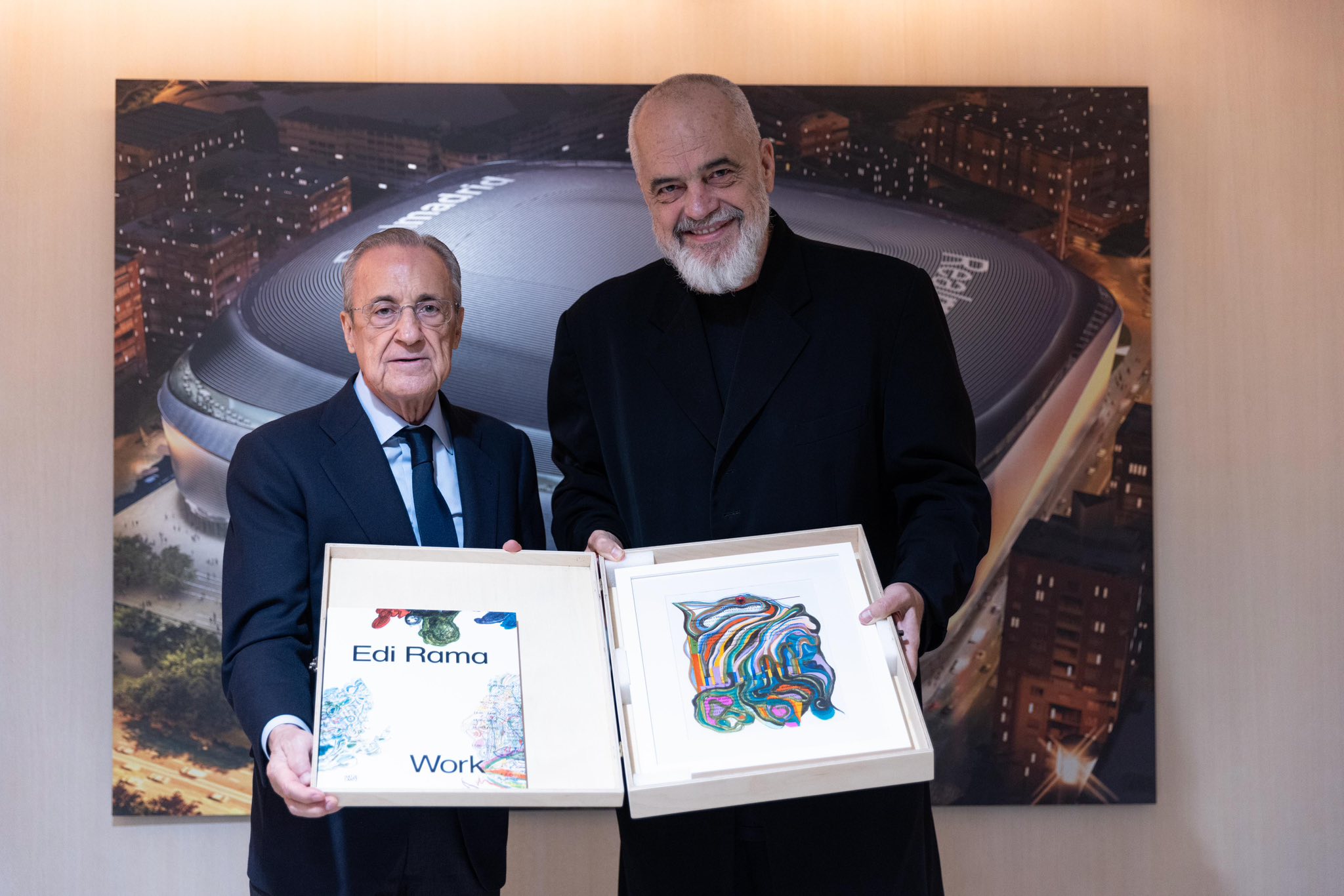 Rama në “Santiago Bernabeu”, zbardh bisedën me Florentino Perez : I privilegjuar nga mikpritja e tij