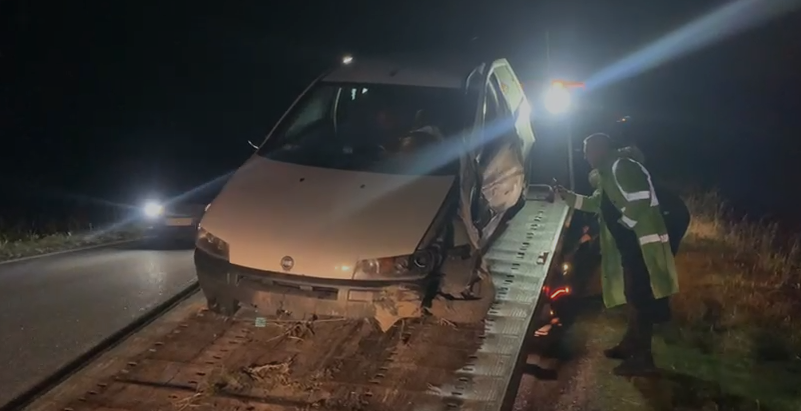 Aksident i trefishtë në superstradën Lezhë-Shkodër, plagosen 4 persona