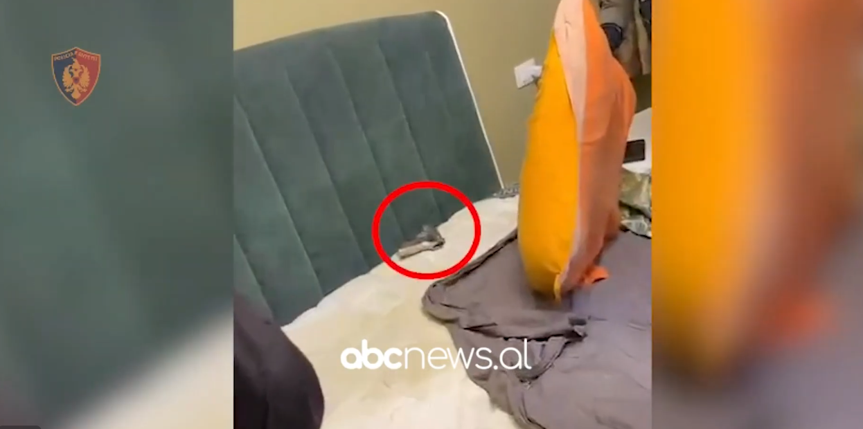 VIDEO/ Me pistoletë poshtë jastëkut, momenti i arrestimit të Aldo Avdylajt në Tiranë