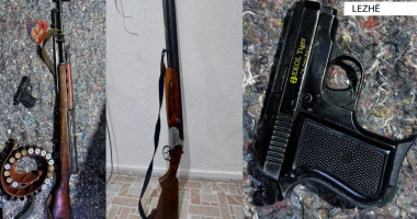 Mbante armë zjarri pa leje/ Lezhë, arrestohet 38-vjeçari