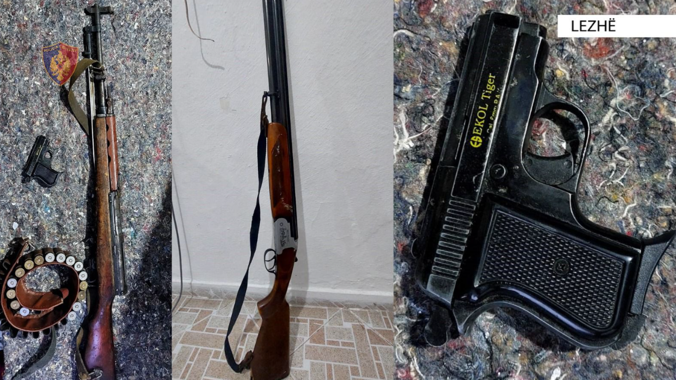 Mbante armë zjarri pa leje/ Lezhë, arrestohet 38-vjeçari