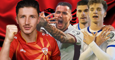 Të gjithë shqiptarët e Botërorit/ Shqipëria, Kosova e Maqedonia e Veriut, me një këmbë në play off