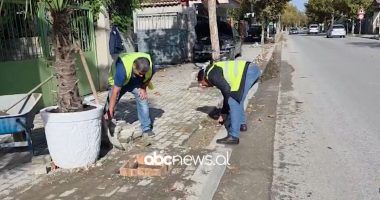 Unaza lindore e Fierit/ Nis rikonstruksioni i trotuareve, vendoset dhe ndriçim