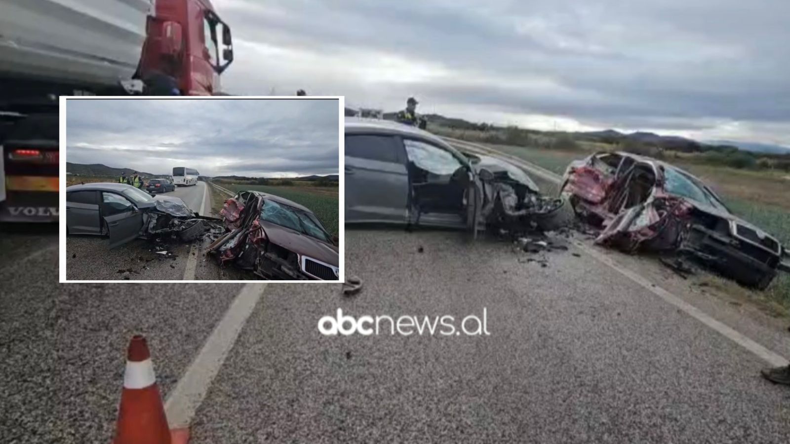 VIDEO/ Përplasen dy automjete në Lushnjë, tre të lënduar