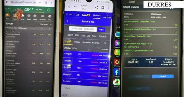 Baste sportive në lokal/ Durrës, arrestohet pronari, kishte edhe kanabis. Nën hetim 4 të tjerë