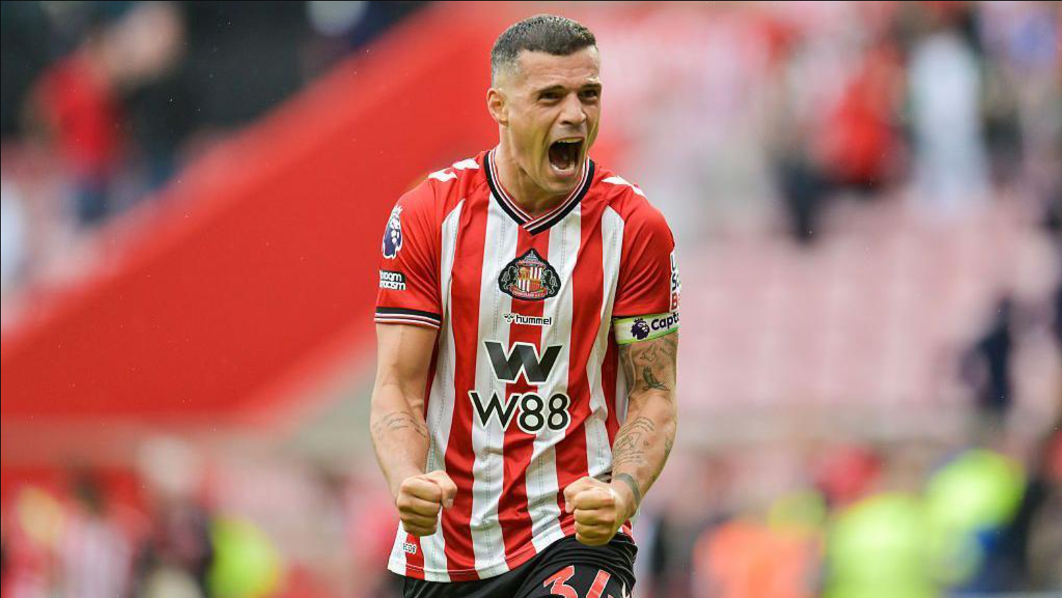 Xhaka shkëlqen me shiritin e Canës/ Kapiteni i Zvicrës, i mrekullueshëm si kapiten në Sunderland