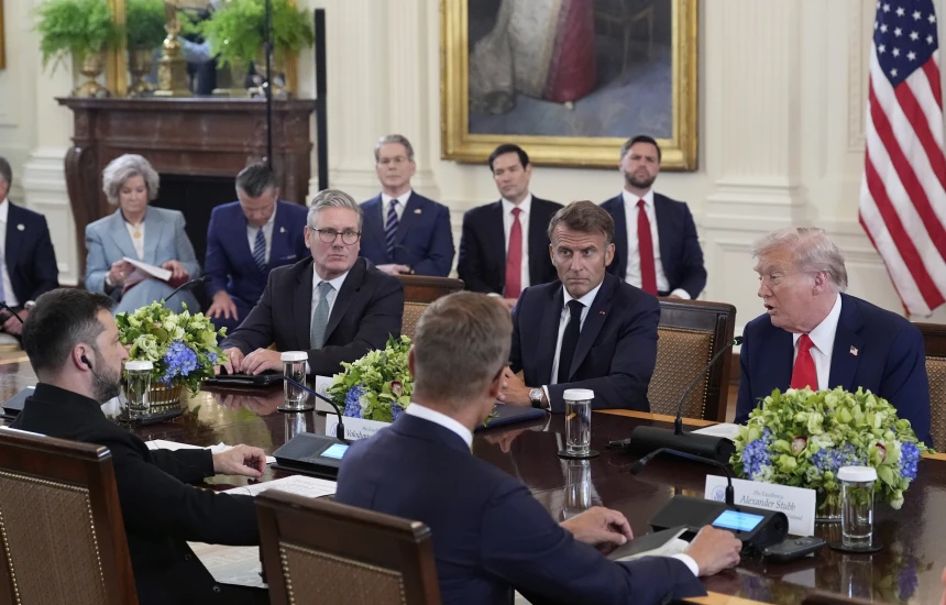 Liderët evropianë mbështesin thirrjen e Trump për ngrirjen e vijës së frontit në Ukrainë