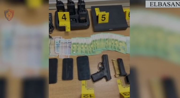 EMRAT/ Operacioni në Elbasan, policia jep detaje: 14 të arrestuar, sekuestrohen armë zjarri, municion luftarak, thika e automjete