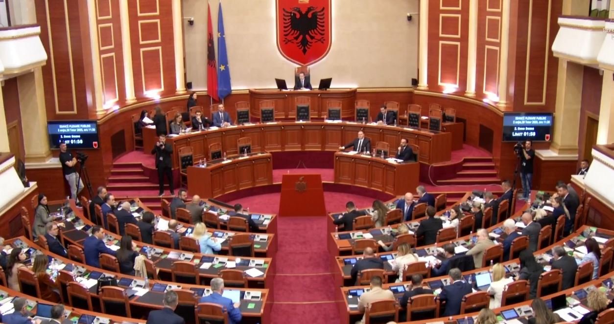 Dy ditë seancë plenare në Kuvend  shqyrtohet në parim projektbuxheti i vitit 2026 dhe paketa fiskale
