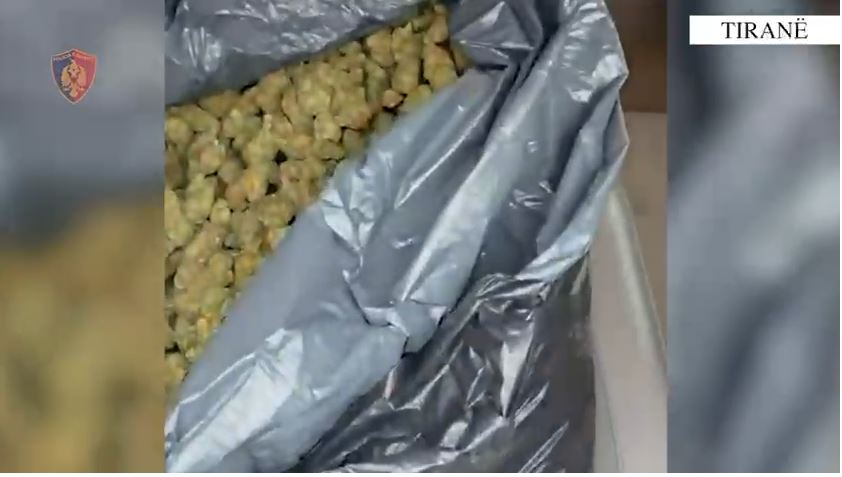 Drogë dhe armë në makinë/ Tiranë, arrestohen dy të rinj, sekuestrohen 10 kilogramë kanabis