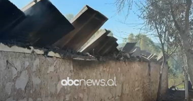 Pogradec/ Përfshihet nga flakët stalla e bagëtive, dëme të konsiderueshme materiale